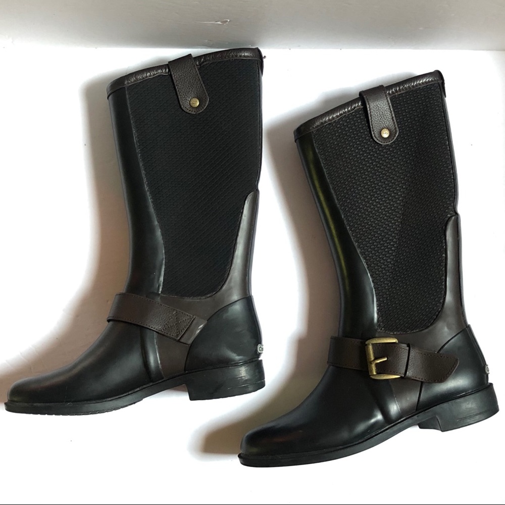 Chooka Windsor Riding Boot Size 8 Black Brown
